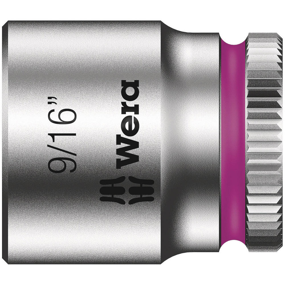 Wera 8790 HMA Zyklop 1/4" Drive Hexagon Socket Imperial 1/4" 9/16