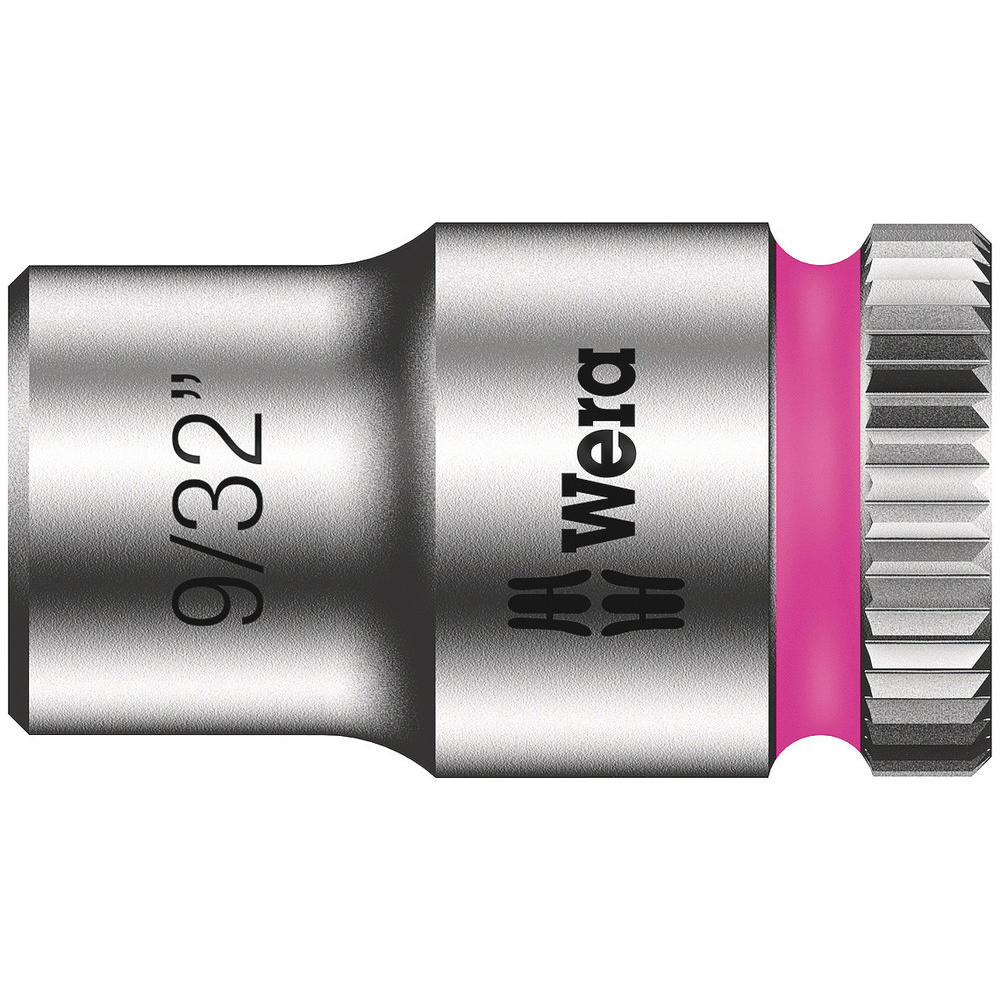 Wera 8790 HMA Zyklop 1/4" Drive Hexagon Socket Imperial 1/4" 9/32