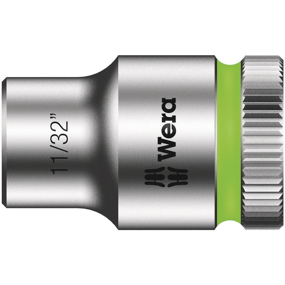 Wera 8790 HMB Zyklop 3/8" Drive Hexagon Socket Imperial 3/8" 11/32
