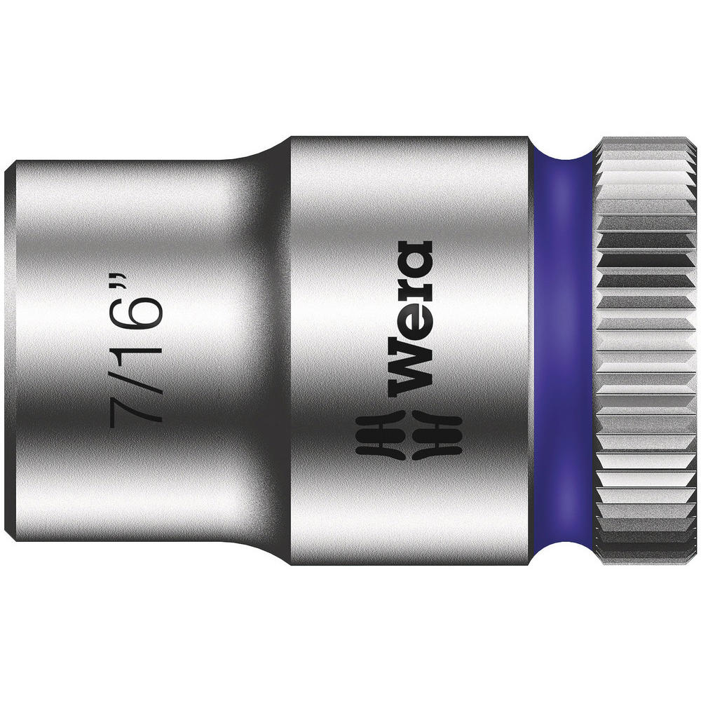 Wera 8790 HMB Zyklop 3/8" Drive Hexagon Socket Imperial 3/8" 7/16