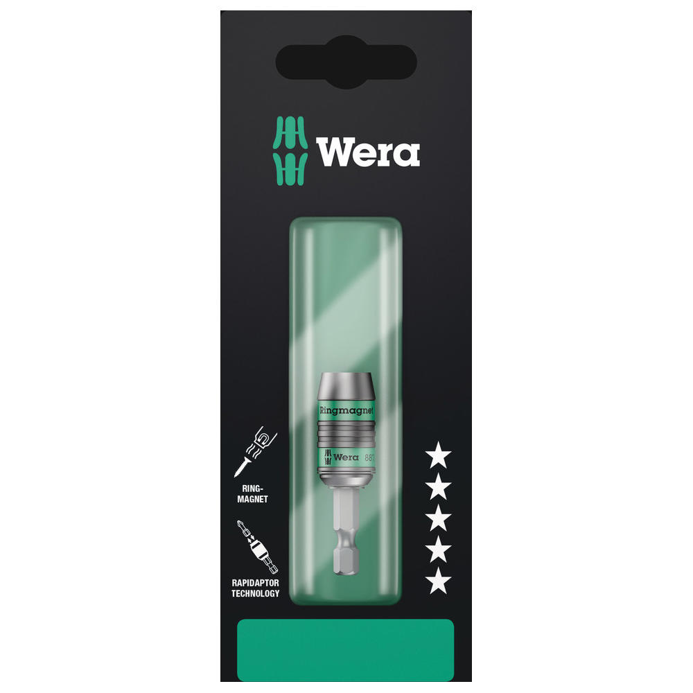 Wera 887/4 Rr Rapidaptor Magnetic Quick Release Bit Holder 75mm