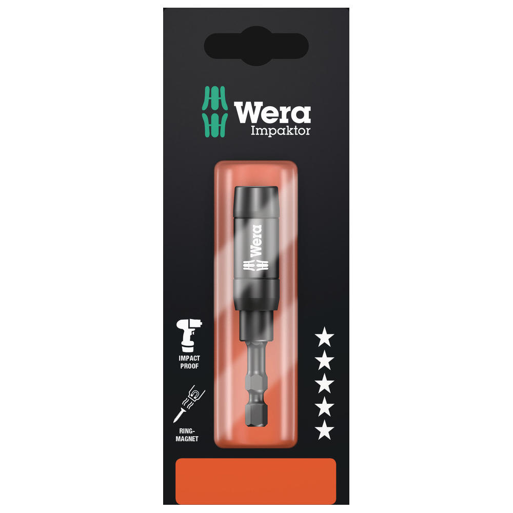 Wera 897/4 Imp R Impaktor Magnetic Screwdriver Bit Holder