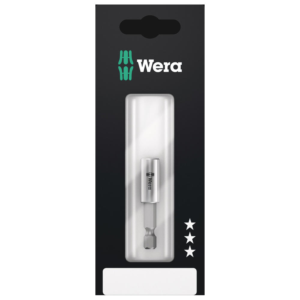 Wera Universal Stainless Steel Magnetic Screwdriver Bit Holder 75mm
