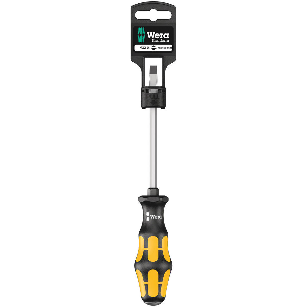 Wera 932A SB Kraftform Plus Chiseldriver Screwdriver 7mm 125mm