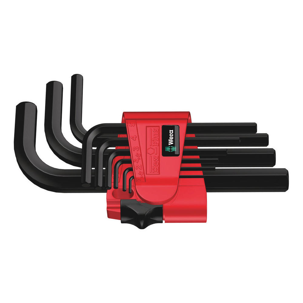 Wera 950 Bm N 9 Piece Hex Allen Key Set