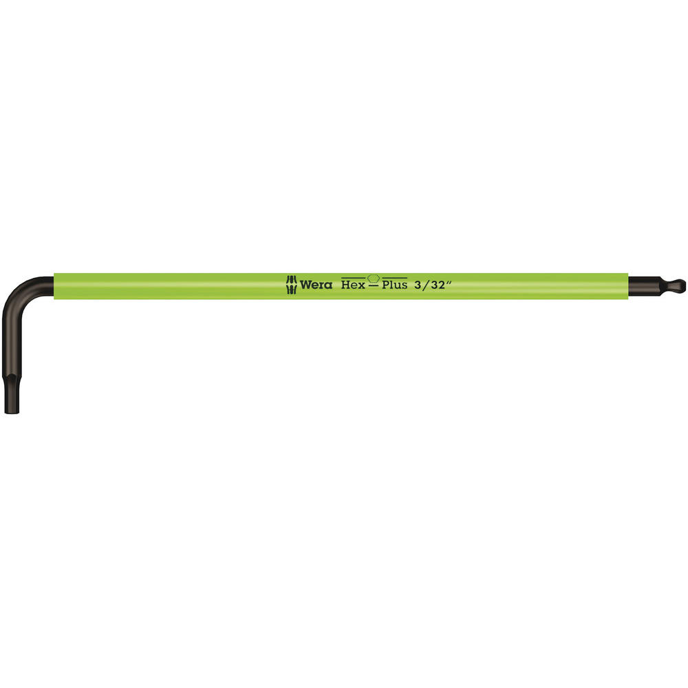 Wera Light 950Spkl Multicoloured Ball End Hexagon Allen Key Imperial 3/32"