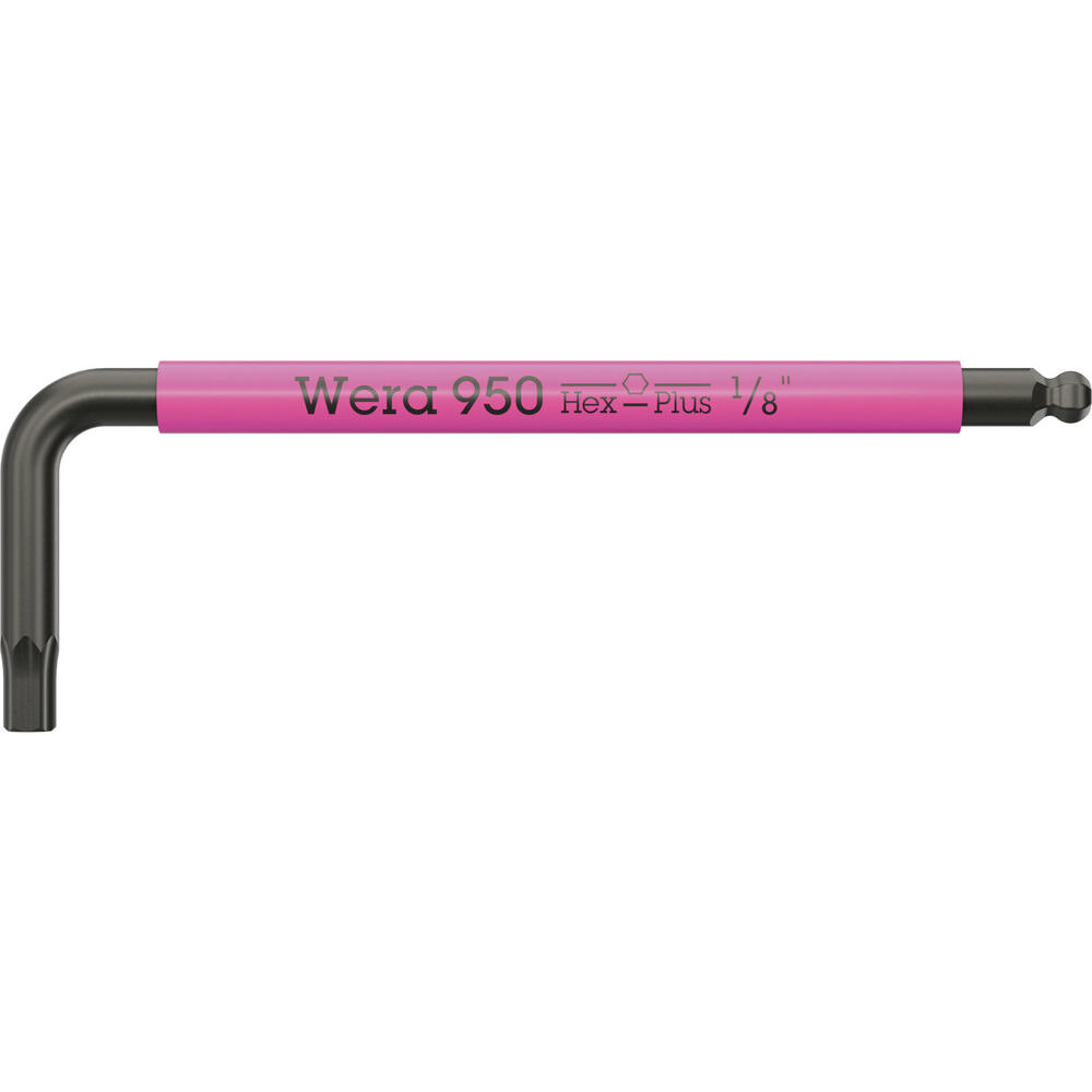 Image of Wera 950 SPKS Hexagon Allen Key Imperial 1/8"