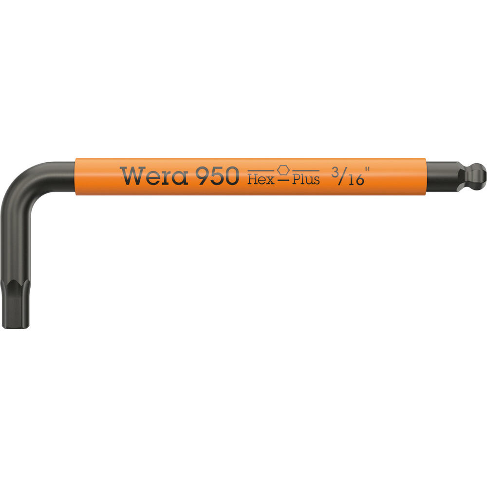 Image of Wera 950 SPKS Hexagon Allen Key Imperial 3/16"