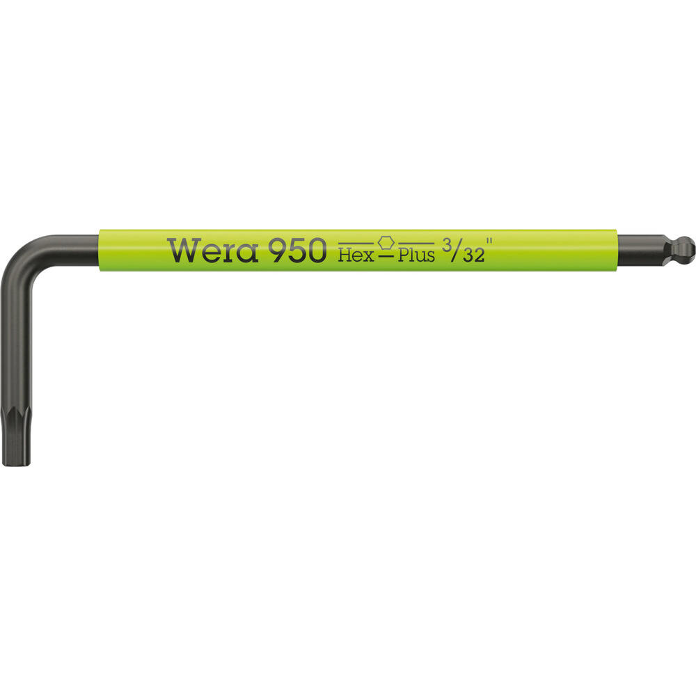 Image of Wera 950 SPKS Hexagon Allen Key Imperial 3/32"