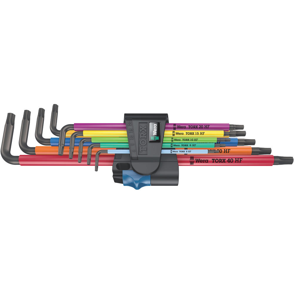 Wera 9 Piece 967/9 Tx Xl Multicolour Torx Key Set