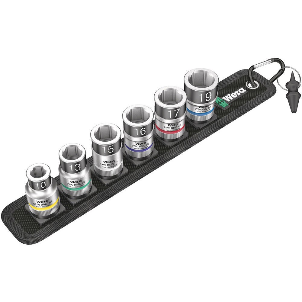 Wera 6 Piece 1/2 Drive Zyklop Bolt Holding Socket Set 1/2