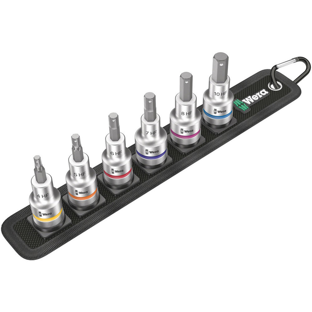 Wera 6 Piece 1/2 Drive Zyklop In-Hex Hf Bit Socket Set 1/2