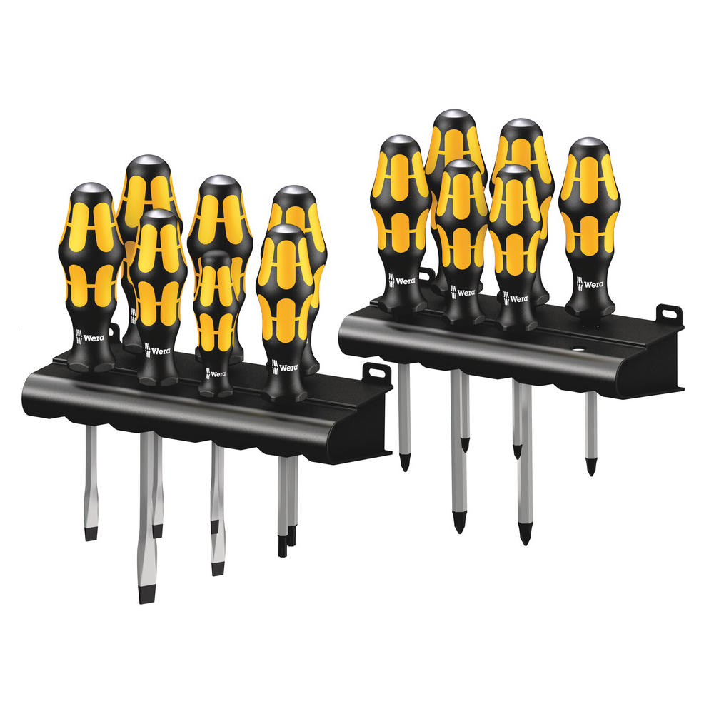 Wera 13 Piece Kraftform Chiseldriver Screwdriver Set