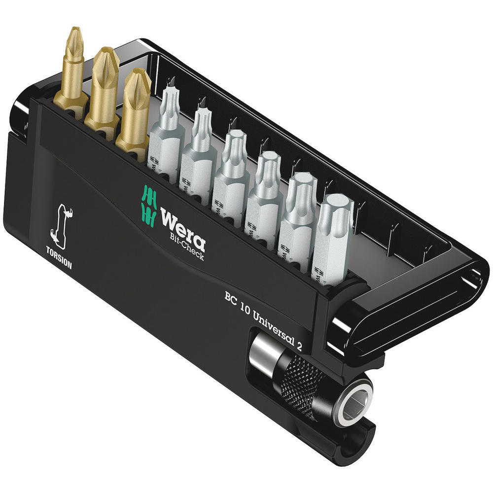 Wera 10 Piece Bit-check Bitorsion Screwdriver Bit Set