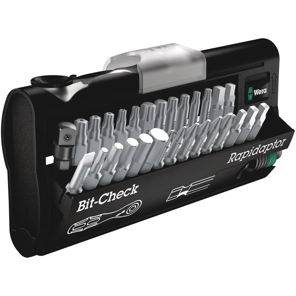 Wera Mini 2 Zyklop 28 Piece Screwdriver Mini Bit Set and Ratchet
