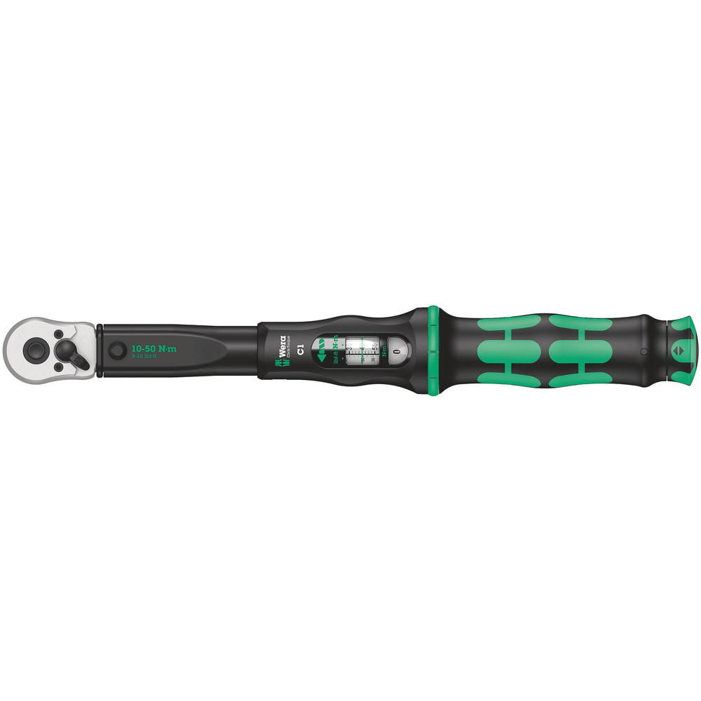 Wera 1/2" Drive Click Torque C1 Torque Wrench 1/2" 10Nm - 50Nm