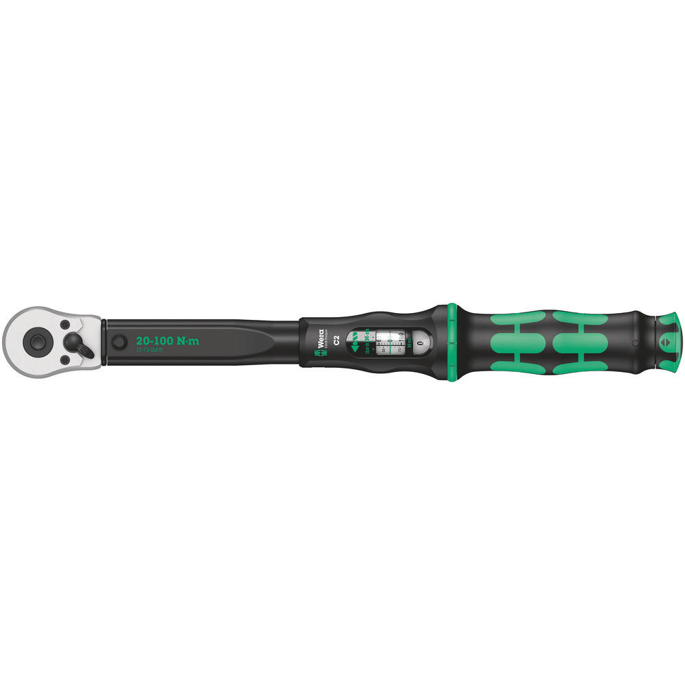 Wera 1/2" Drive Click Torque C2 Torque Wrench 1/2" 20nm - 100nm