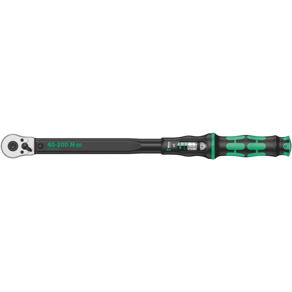 Wera 1/2" Drive Click Torque C3 Torque Wrench 1/2" 40Nm - 200Nm