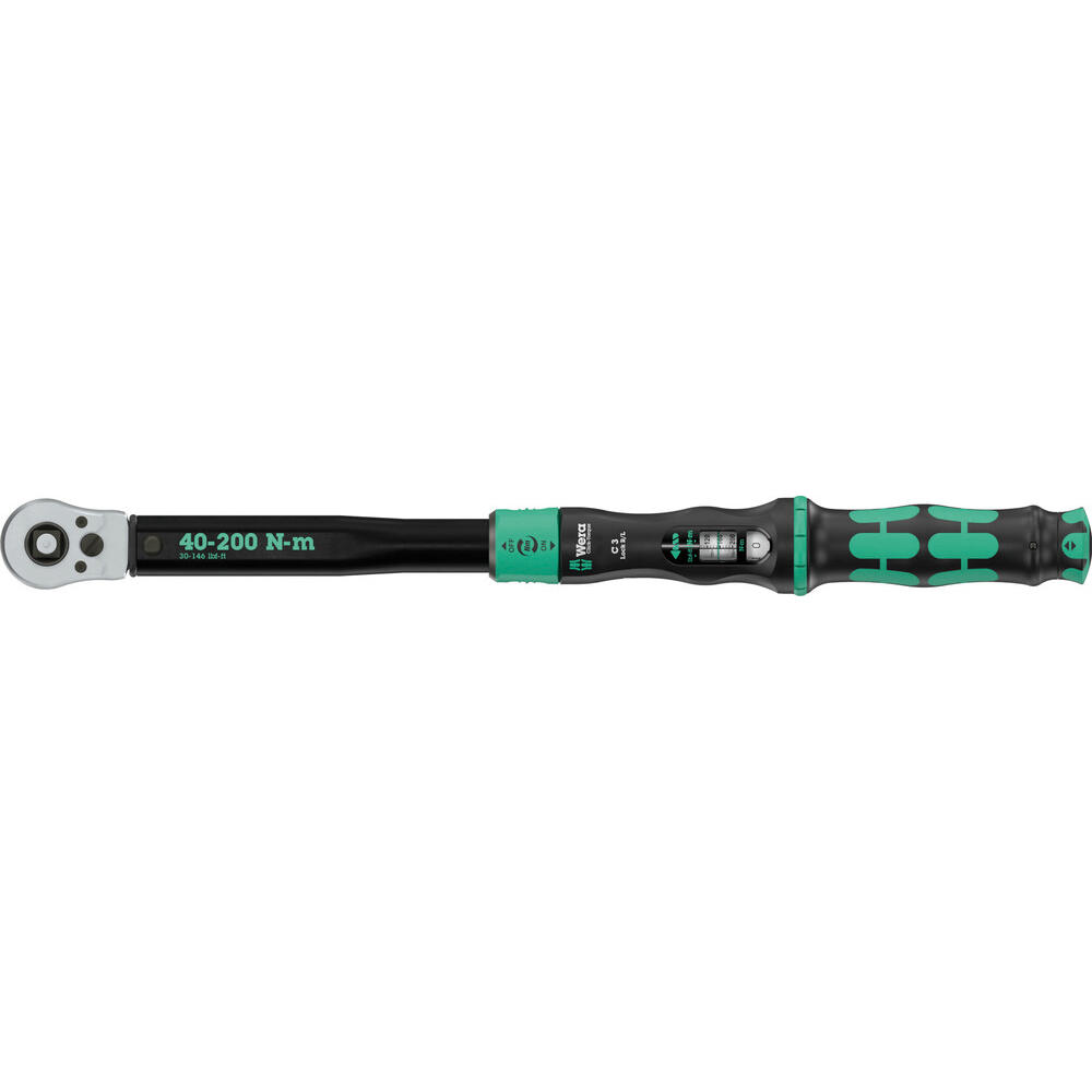 Wera Click Torque Lock C 3 Right / Left Torque Wrench 1/2" 40Nm - 200Nm