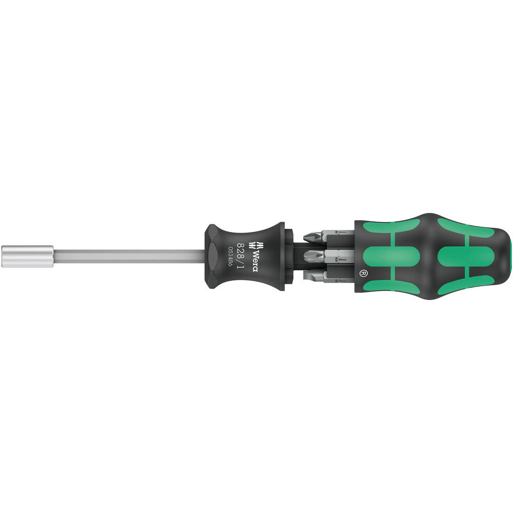 Image of Wera 7 Piece Kraftform Kompakt Bit Holding Screwdriver and Bit Set 2