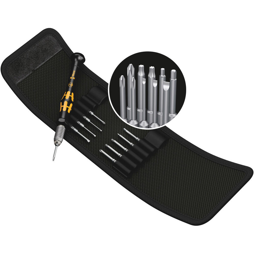 Wera 11 Piece Kraftform Kompakt Micro Esd Screwdriver Set