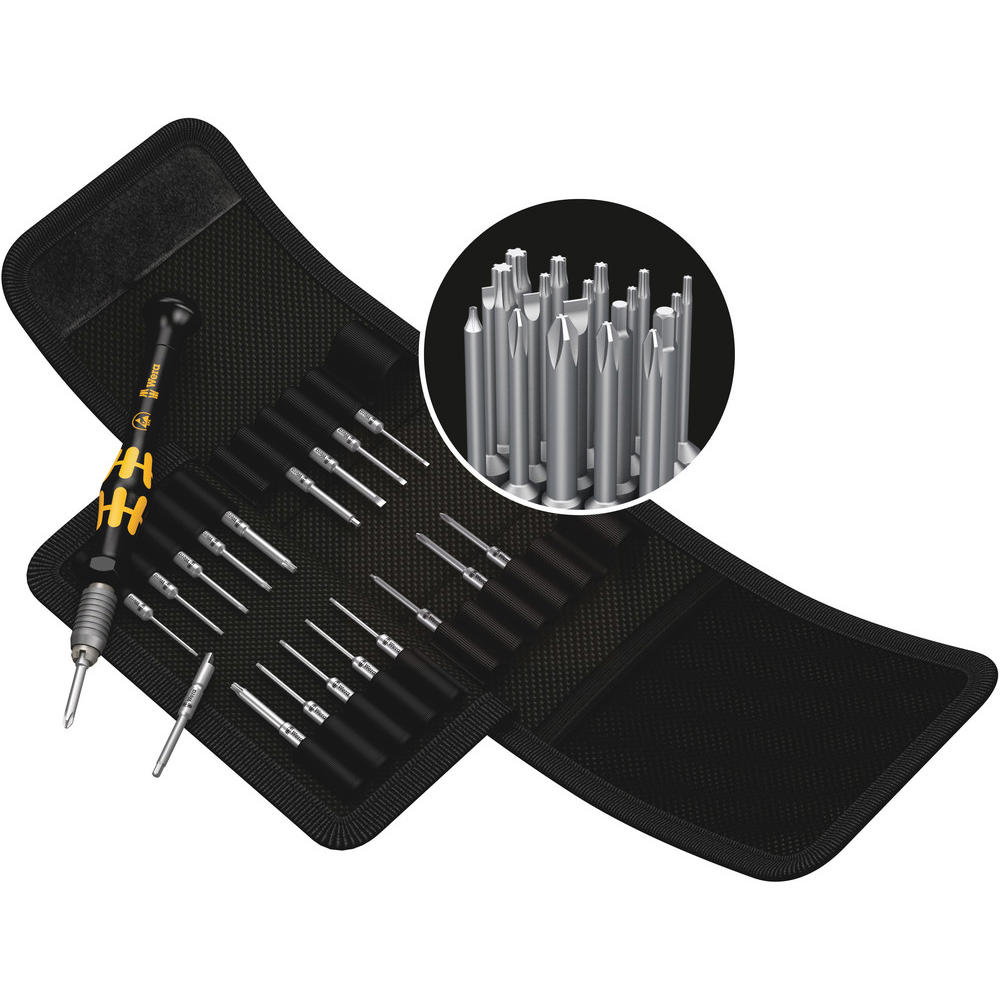 Wera 20 Piece Kraftform Kompakt Micro Esd Screwdriver Set