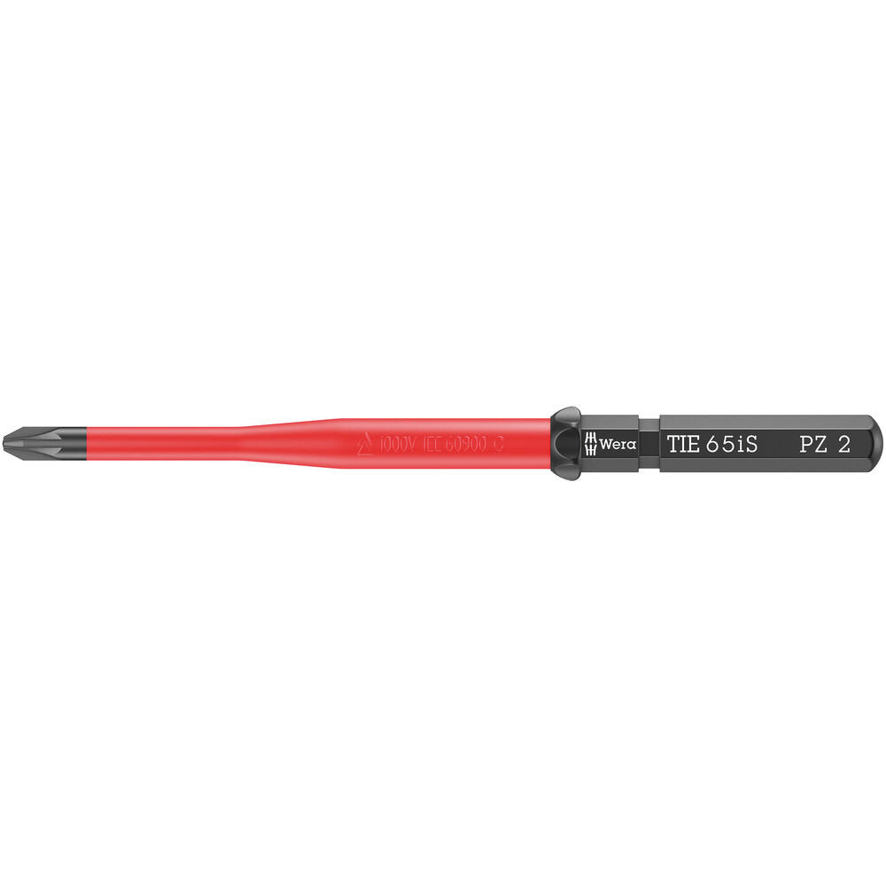 Wera Kraftform Kompakt 65 iS VDE Insulated Slim Pozi Screwdriver Blade PZ2 154mm
