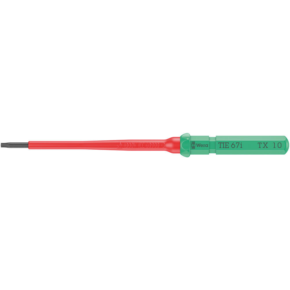 Wera Kraftform Kompakt 67 I Vde Insulated Torx Screwdriver Blade T10 154mm