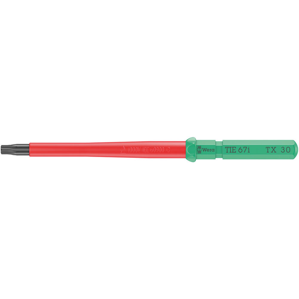 Wera Kraftform Kompakt 67 I Vde Insulated Torx Screwdriver Blade T30 154mm
