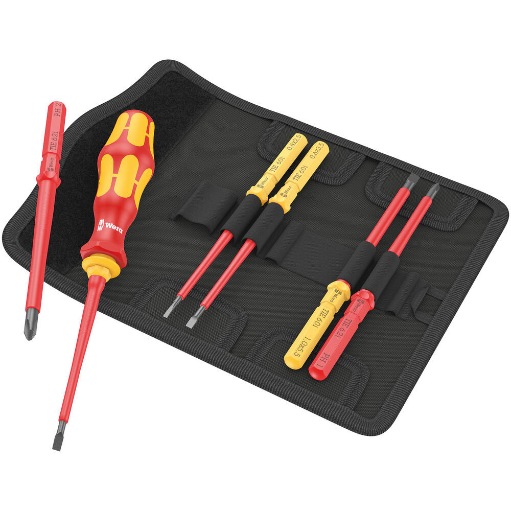 Wera Kraftform Kompakt 7 Piece Vde Insulated Screwdriver Set