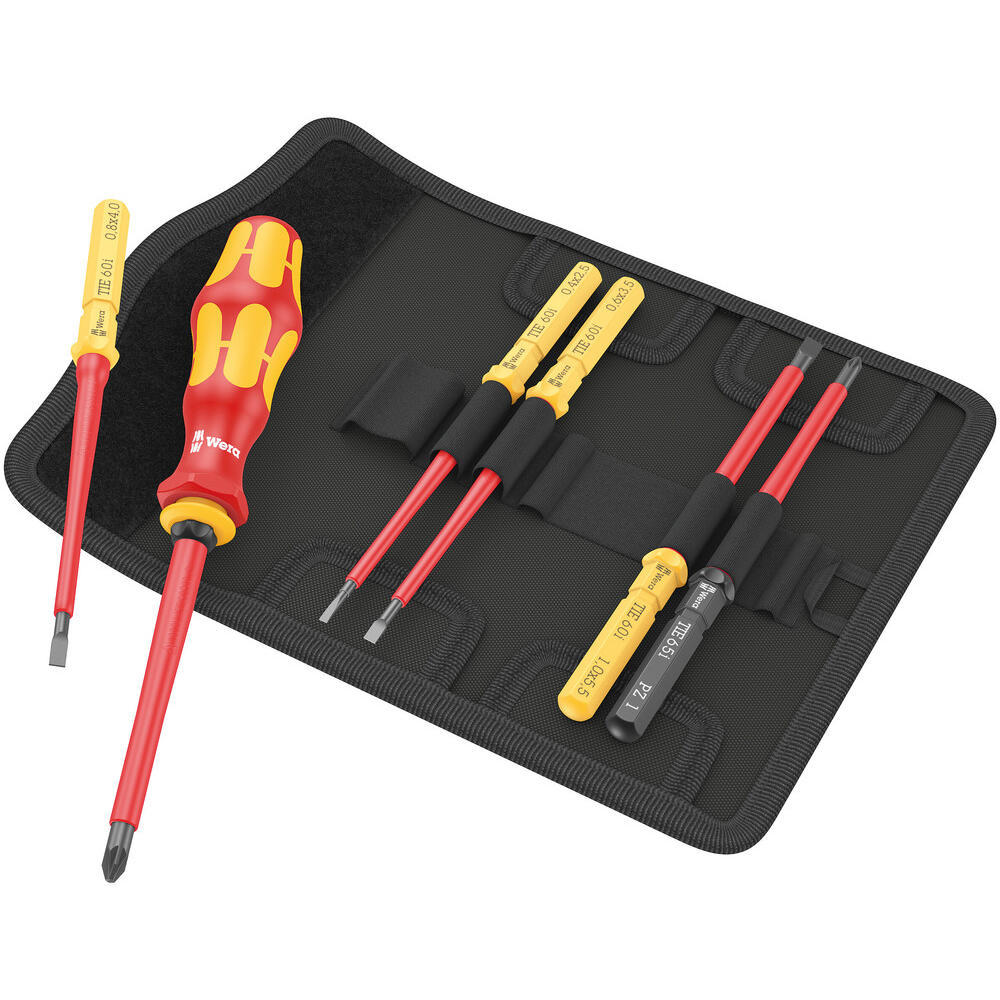 Wera Kraftform Kompakt 7 Piece Vde Insulated Screwdriver Set