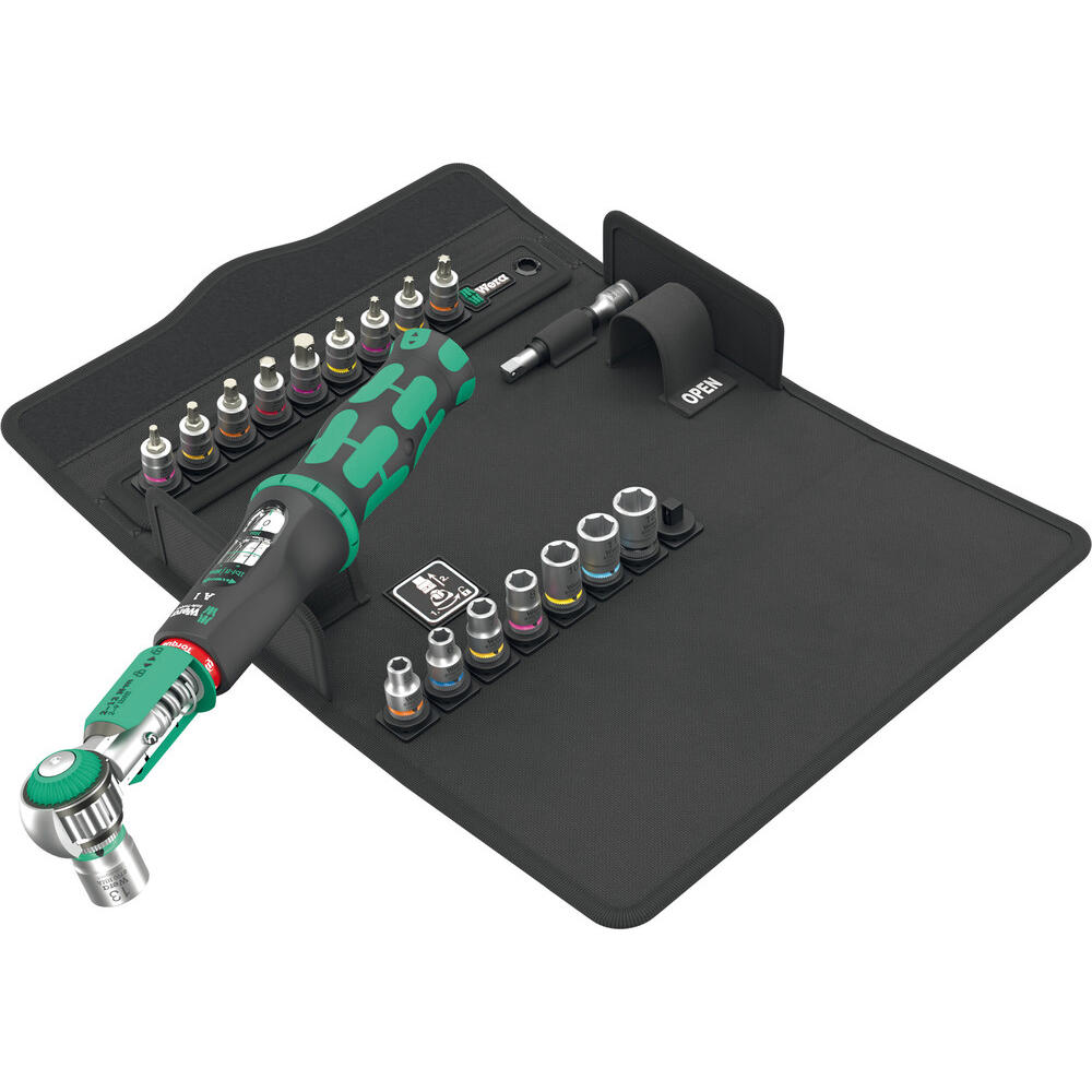 Wera Safe Torque A 1 Shk Set 20 Piece 1/4" Drive Torque Wrench Set 1/4" 2nm - 12nm