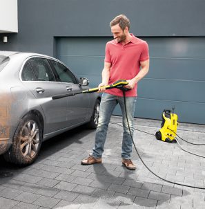 Pressure Washing Car