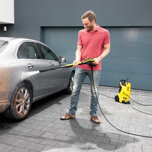 Pressure Washing Car