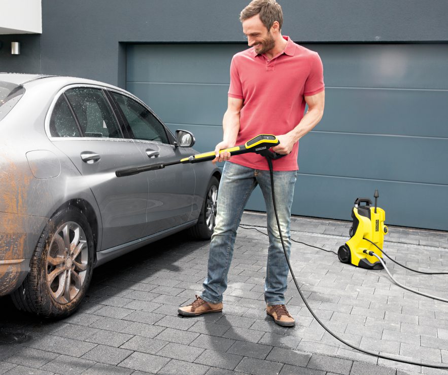 Pressure Washing Car