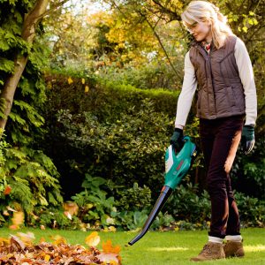 Choosing a Leaf Blower: The Bosch ALB 18 LI cordless leaf blower.