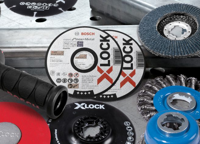 Bosch X Lock Angle Grinder System