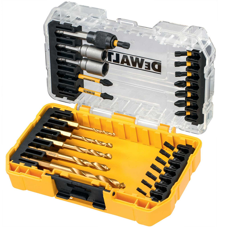 Drilling with Impact drivers: DeWalt tough Case Impact Accessory Sets