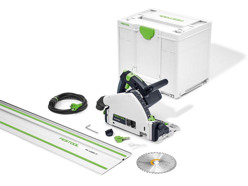 Festool TS55 F EBQ Plunge Saw and Guide Rail Kit