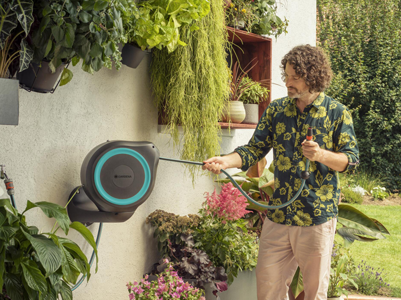 Gardena 18600-20 Wall Mount Automatic Hose Reel