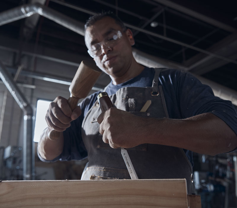 Traditional Woodworkers Chisel and Mallet