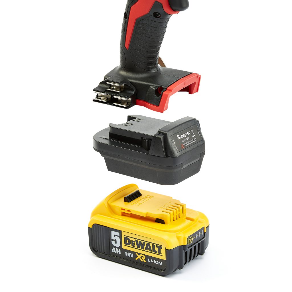 Badaptor Use Dewalt 18v Battery with Milwaukee Tool