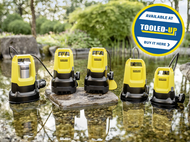 Karcher Water Pumps Available at Tooled Up 