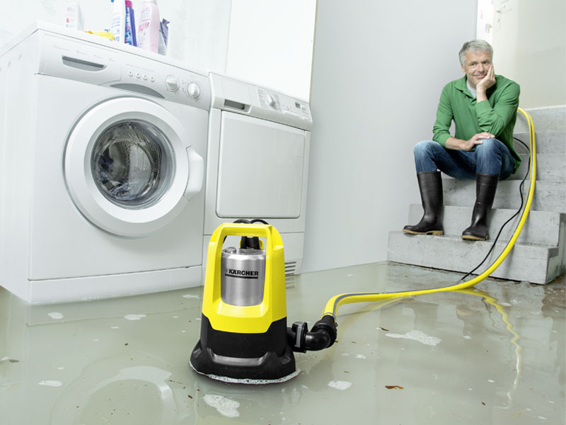 Water Pump Flooded Basement