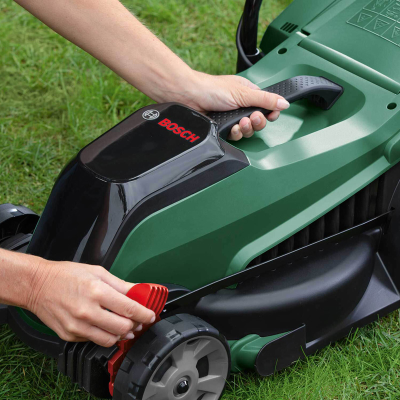 Bosch Lawnmower Cutting Height Adjustment