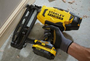 Fixing Skirting Boards with Stanley Cordless Nail Gun