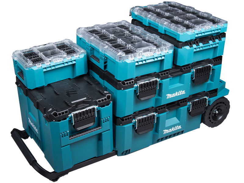 Makita Maktrak Cases Stacked