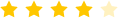 Overall Rating 4 stars